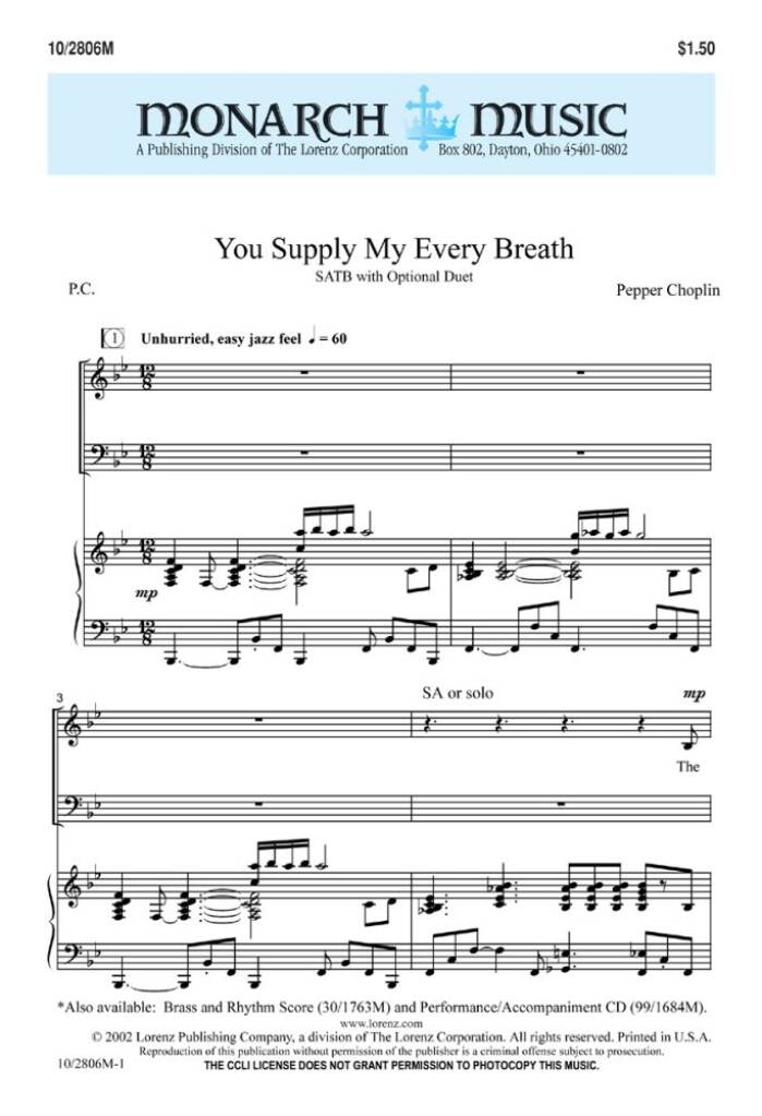 You Supply My Every Breath